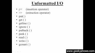 166 Formatted and Unformatted IO in C Hindi [upl. by Katsuyama]