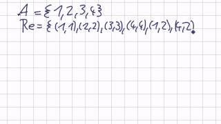 Mathematik für Informatik Studenten 24  Mengenlehre  Äquivalenzrelation [upl. by Onilatac272]