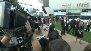 Moneyball movie BehindtheScenes [upl. by Remlap750]