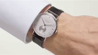 NOMOS Glashutte Metro Neomatik 39mm Silvercut Watch [upl. by Ffirahs]