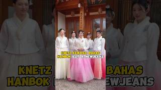 Knetz kembali membahas hanbok ILLIT dan NewJeans kpop shorts [upl. by Mitchiner]