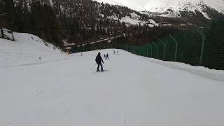 Sölden Austria Skiing BLUE Slope 6 GoPro HD POV  Family Skiing April 2024 [upl. by Sherwynd525]