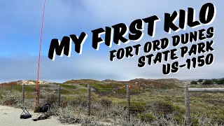 Getting my First Ever POTA Kilo at Fort Ord Dunes State Park With an 18 WPM CW Activation [upl. by Nhguav]