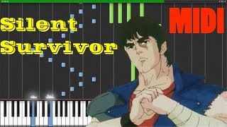 Fist Of The North star  Silent Survivor MIDI synthesia 1080p 60fps [upl. by Ormand]