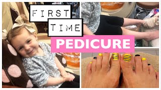 💄 GIRL’S FIRST PEDICURE WITH DAD 💋 [upl. by Aicilef446]