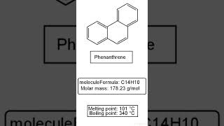 phenanthrene structure chemistry shorts chemistrynotes structure [upl. by Gwenn22]