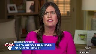 Sarah Huckabee Sanders Responds to Atlantic Article quotIt didn’t happenquot  The View [upl. by Fremont]