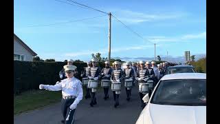 Pride of the Hill Rathfriland  Aughlisnafin Accordion band parade 2024 clip 2 [upl. by Nafri]