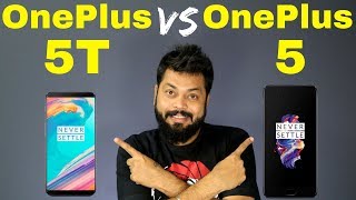 OnePlus 5T vs OnePlus 5 Comparison  ALL DETAILS [upl. by Ushijima]