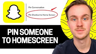 How to Pin Someone on Snapchat to Your Home Screen 2024 [upl. by Ykcul]