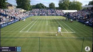 Novak Djokovic vs Daniil Medvedev • Exhibition Hurlingham Giorgio Armani Classic 2024 [upl. by Millian594]