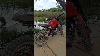 Moto scrambler 250 en las pampas amazonicas shorts motovlog scrambler lagunas [upl. by Yennek831]