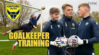 Joining in on a League 1 Goalkeeper session  1YNX Goalkeeping [upl. by Annotahs722]