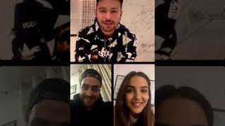 jasmin Bhasin and Aly goni live with Tony kakkar and Raghav jasly [upl. by Justin]