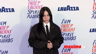 Billie Eilish 2024 Film Independent Spirit Awards Blue Carpet [upl. by Chader730]