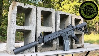 Full Auto AR15 vs Concrete Blocks Full Auto Friday [upl. by Namyw]