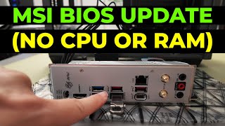 MSI MPG B650I Edge WiFi BIOS Update Tutorial Get Your Motherboard Ryzen 9000Ready [upl. by Etnaid819]