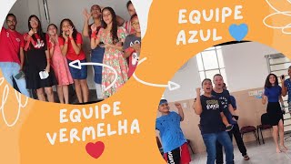 GINCANA DE JOVENS  Equipe azul amp Equipe vermelha  ADRP BADY BASSITT [upl. by Devina108]