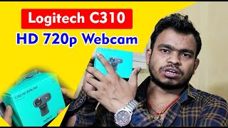 Logitech C310 HD HD 720p Webcam  logitech webcam pc me kaise use kare  logitech c310 hd unboxing [upl. by Sergo]