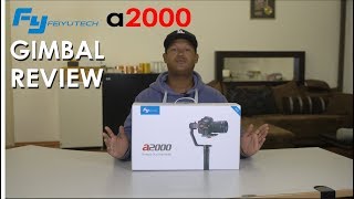 Gimbal Review FeiyuTech a2000 with Sony A7SII [upl. by Luce]