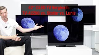 TV Vergleich Loewe Stellar42 vs Metz Lunis42 vs Panasonic TV42Z90 [upl. by Leede374]