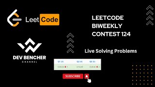 LeetCode Biweekly Contest 124  Solving Problems Live at Contest  C leetcode coding [upl. by Lexerd]