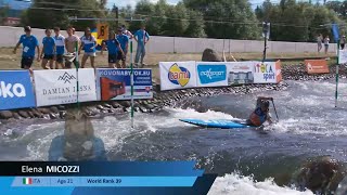 Elena Micozzi Italy  U23 SemiFinal 2024 ICF CanoeKayak Slalom Junior amp U23 World Championships [upl. by Ym444]