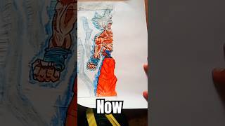 My 10 years art vs 12 years art anime goku naniarts7 [upl. by Nyluqcaj]