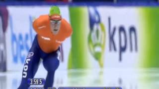 Sven KramerHåvard Bøkko wereldbekerwedstrijden schaatsen in Heerenveen de 5000 meter 161112 [upl. by Dolph818]