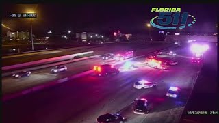 FHP Driver flees on foot after hitandrun crash leaves 15yearold killed on I95 near JTB [upl. by Eneleh661]