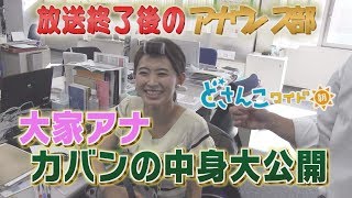 どさんこワイド朝番外編～大家彩香アナウンサー カバン中身大公開…突撃！アナウンス部リポート！～ [upl. by Nai]