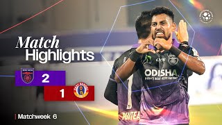 Match Highlights  Odisha FC 21 East Bengal FC  MW 6  ISL 202425 [upl. by Ryter]