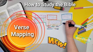 How to Study the Bible  Step by Step  Verse Mapping 2 Timothy 31617 [upl. by Drwde124]