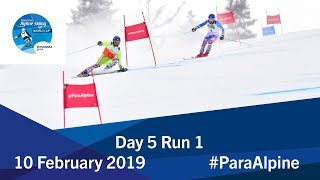 Day 5 Run 1  World Para Alpine Skiing World Cup  Veysonnaz 2019 [upl. by Strenta927]