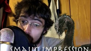 Amazing Smaug the Dragon Impression [upl. by Nerok]