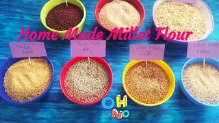 How to Prepare Multi Millet Flour at Homeவீட்டிலேயே சத்தான சிறுதானிய மாவு தயாரிக்கலாம் வாங்க [upl. by Bunny]