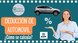 CÓMO SE DEDUCE UN AUTO [upl. by Salis]