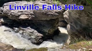 Linville Falls Hike and Linville Gorge Blue Ridge Parkway NC [upl. by Onid]