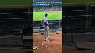 Mason Miller at bullpen at Tmobile park 09282024 [upl. by Ermina]