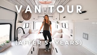 VAN TOUR  5 YEARS LIVING ON THE ROAD [upl. by Aneahs]