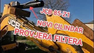 JCB 85 montaža cilindra IMA LI ŠPENE U SISTEMU [upl. by Edmond]