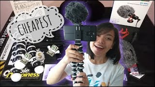 CHEAPEST PHONE VLOGGING SETUP I BOYA BYMM1 REVIEW 1ST VLOG [upl. by Atiuqehc]