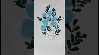 Easy drawing flower drawing shorts shortvideo shortsfeed easyflowerdrawing flowers painting [upl. by Inaluiak]