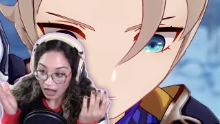 Shadows Amidst Snowstorms Act Two Reaction  Genshin Impact  Lorie on Twitch [upl. by Rainwater886]