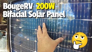 BougeRV 200W Bifacial Solar Panel [upl. by Nerty]