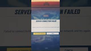 حل مشكلة Server connection failed fix [upl. by Euphemiah454]