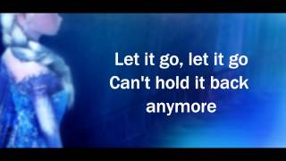 Lyrics quotLet it Goquot D23 Expo August 2013 Performance by Idina Menzel [upl. by Daffi]