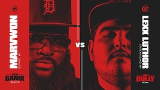 KOTD  Rap Battle  Marv Won vs Lexx Luthor  GvG [upl. by Lethia]