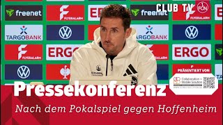 Die PK mit Pellegrino Matarazzo amp Miroslav Klose  TSG 1899 Hoffenheim  1 FC Nürnberg 21 [upl. by Mayrim]