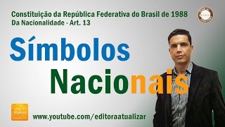 CRFB88  Art 13 Constituição da República [upl. by Eeslek358]